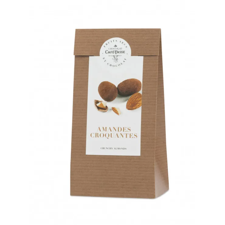 Amandes croquantes enrobées de chocolat 125g*Guy Demarle New