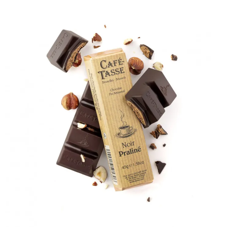 Barre de chocolat noir praliné 45g*Guy Demarle Sale