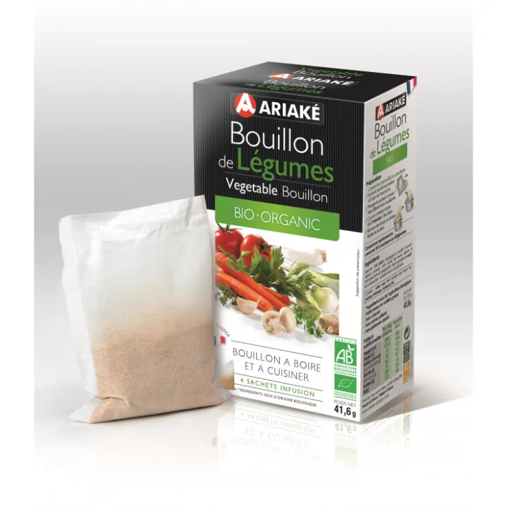 Bouillon de légumes bio (4 sachets de 13g)*Guy Demarle Discount