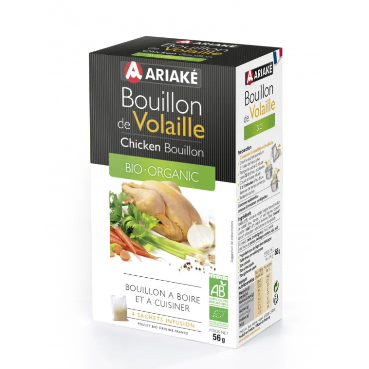 Bouillon de volaille bio (4 sachets de 14g)*Guy Demarle Sale