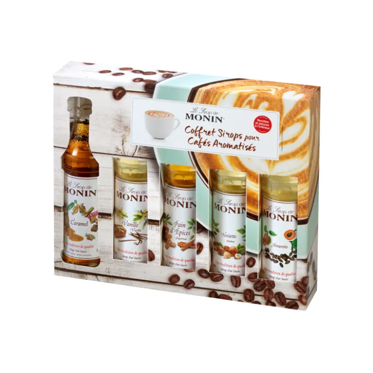 Coffret café gourmand, 5 mignonettes x 5cl Monin*Guy Demarle New