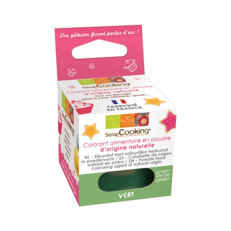 Colorant en poudre origine naturelle vert*Guy Demarle Hot