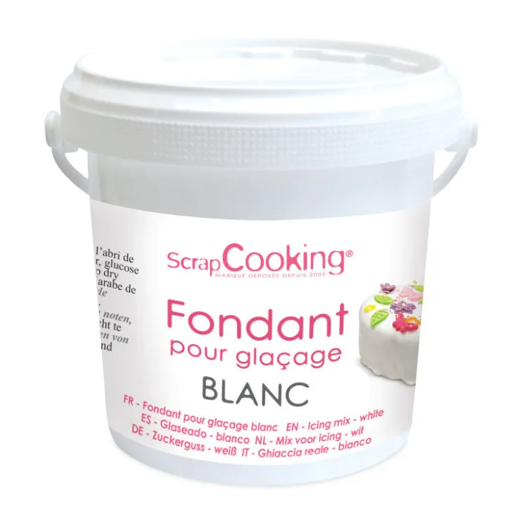 Fondant pour glaçage en poudre - blanc 500g*Guy Demarle Store