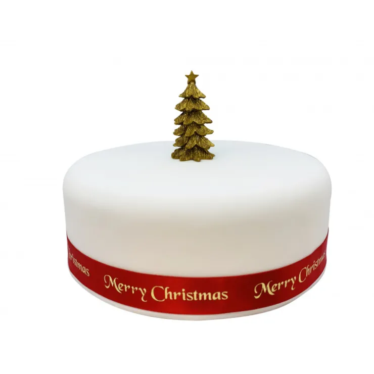 Grand sapin doré décoratif en résine 4x6,8cm*Guy Demarle Clearance