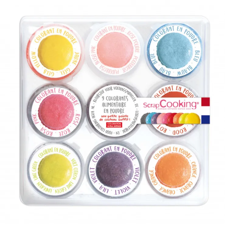 9 minis colorants en poudre*Guy Demarle Best