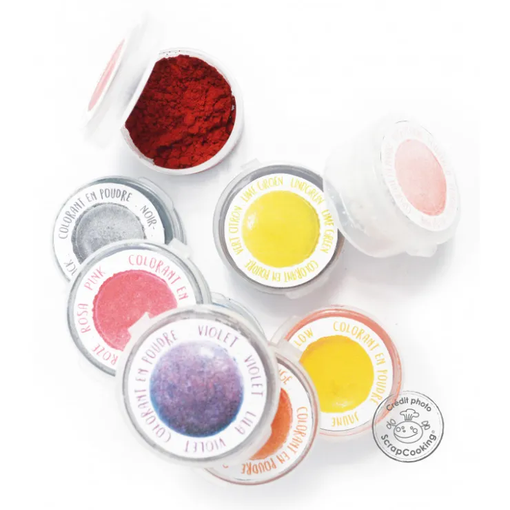 9 minis colorants en poudre*Guy Demarle Best