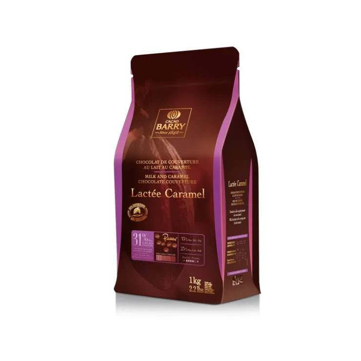 Pistoles de chocolat au lait 31% au caramel 1 kg*Guy Demarle Cheap