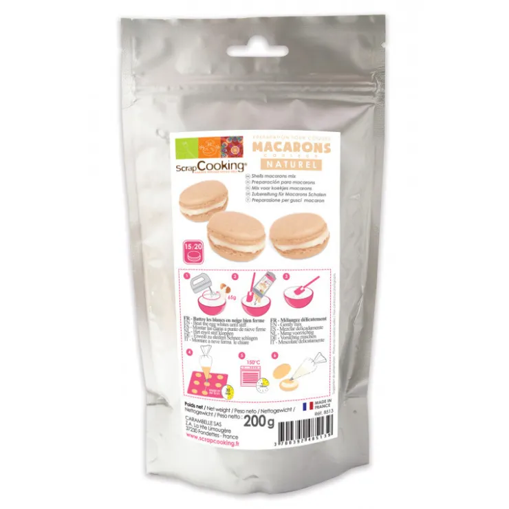 Préparation coques macarons nature 200g*Guy Demarle Outlet