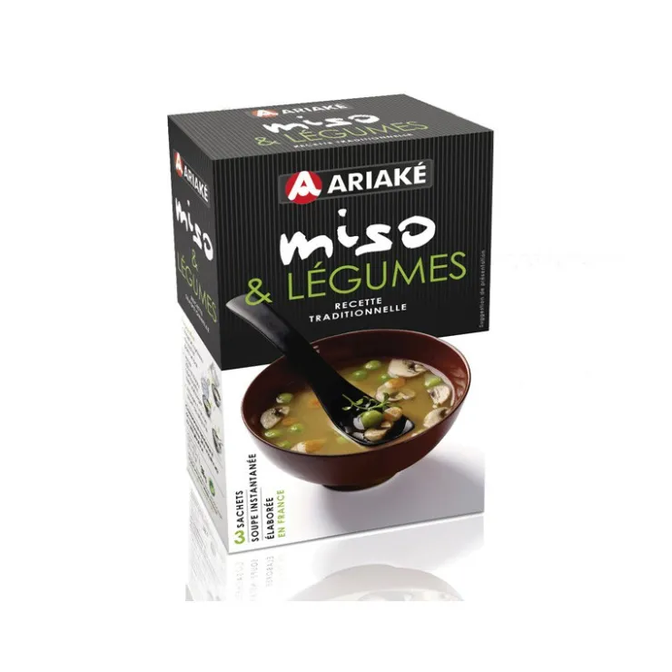 3 sachets de soupe miso et légumes*Guy Demarle Store