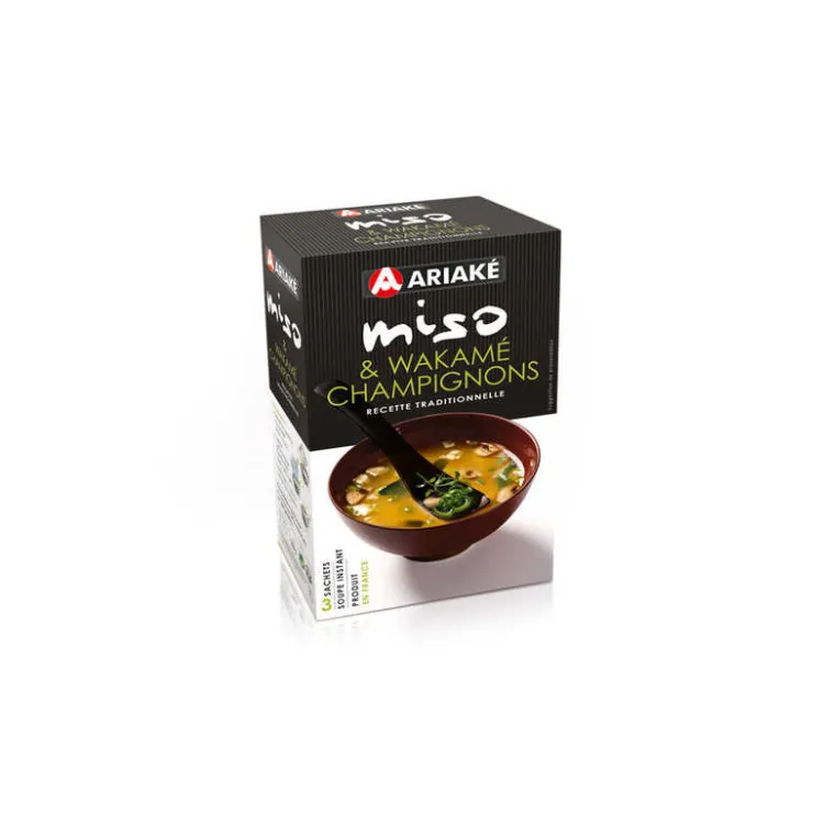 Soupe Miso Wakamés Champignons (3 sachets de 12 g)*Guy Demarle Hot