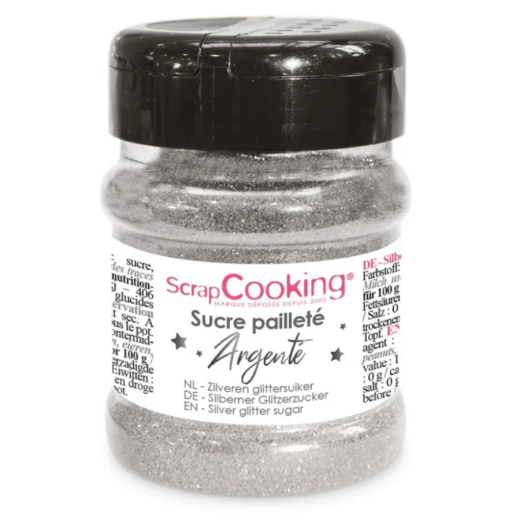 Sucre pailleté Argenté 160g*Guy Demarle Clearance